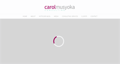 Desktop Screenshot of carolmusyoka.com